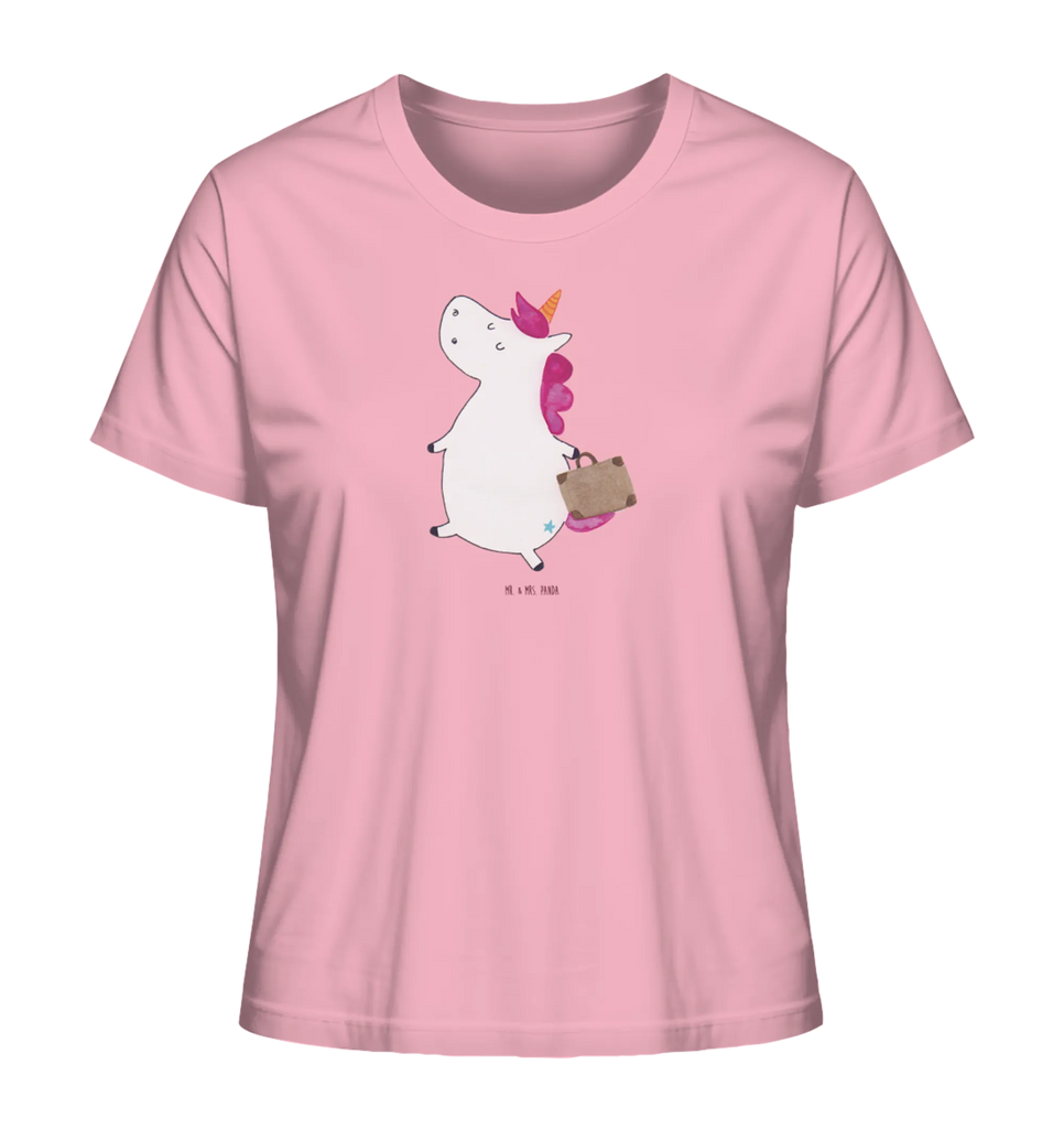 Shirt Damen Einhorn Koffer T-Shirt, Shirt, Tshirt, Lustiges T-Shirt, T-Shirt mit Spruch, Party, Junggesellenabschied, Jubiläum, Geburstag, Herrn, Damen, Männer, Frauen, Schlafshirt, Nachthemd, Sprüche, Einhorn, Einhörner, Einhorn Deko, Pegasus, Unicorn, unicorn, Koffer, Verreisen, Reise, Gepäck, Abenteuer, Erwachsen, Kind, albern, Spaß, lustig, witzig