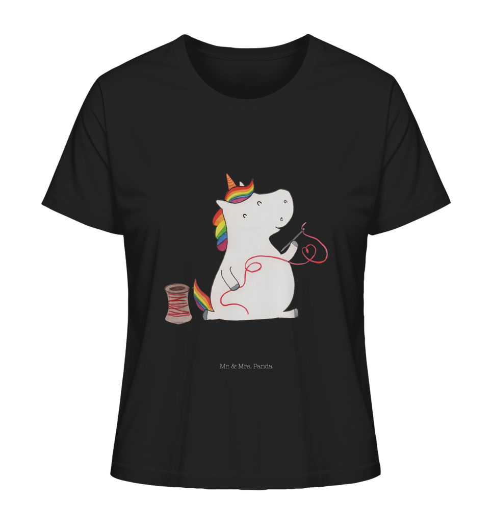 Shirt Damen Einhorn Näherin T-Shirt, Shirt, Tshirt, Lustiges T-Shirt, T-Shirt mit Spruch, Party, Junggesellenabschied, Jubiläum, Geburstag, Herrn, Damen, Männer, Frauen, Schlafshirt, Nachthemd, Sprüche, Einhorn, Einhörner, Einhorn Deko, Unicorn, Näherin, nähen, Mädchen, Freundin, Häkeln, Stricken, basteln, Nähzimmer