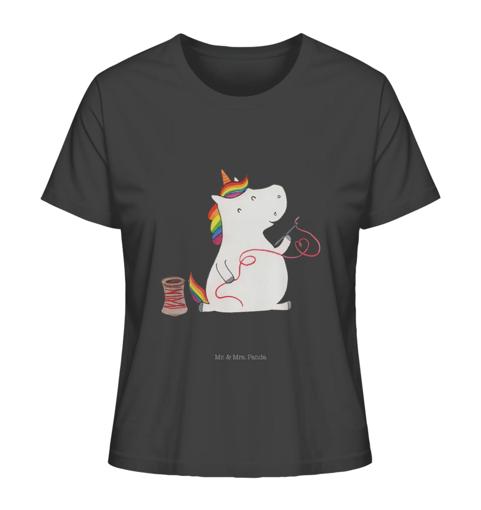 Shirt Damen Einhorn Näherin T-Shirt, Shirt, Tshirt, Lustiges T-Shirt, T-Shirt mit Spruch, Party, Junggesellenabschied, Jubiläum, Geburstag, Herrn, Damen, Männer, Frauen, Schlafshirt, Nachthemd, Sprüche, Einhorn, Einhörner, Einhorn Deko, Unicorn, Näherin, nähen, Mädchen, Freundin, Häkeln, Stricken, basteln, Nähzimmer