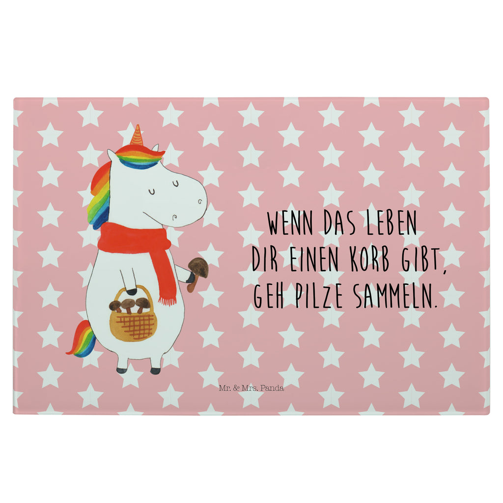 Glasschneidebrett Einhorn Pilz Glasschneidebrett, Schneidebrett, Frühstücksbrett, Küche, Einhorn, Einhörner, Einhorn Deko, Pegasus, Unicorn, Pilze, Pilzsammler, Motivation, Spruch, Liebeskummer