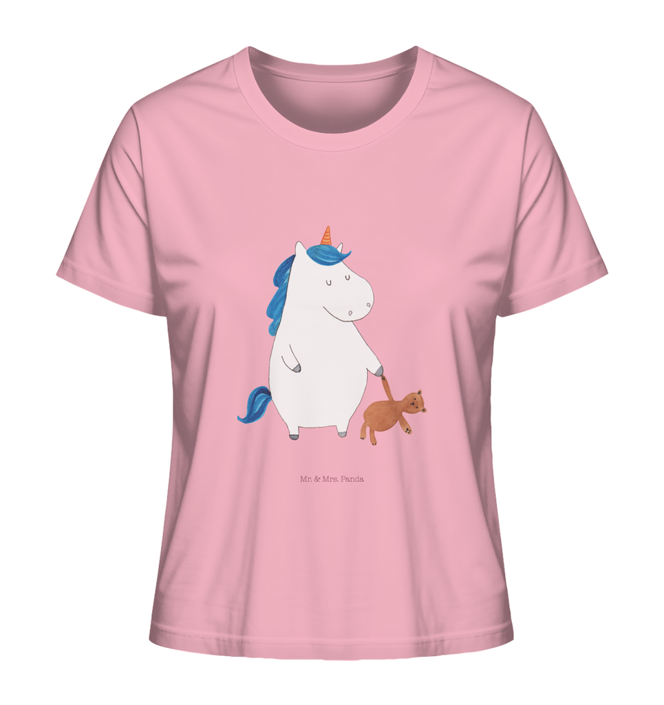 Shirt Damen Einhorn Teddy T-Shirt, Shirt, Tshirt, Lustiges T-Shirt, T-Shirt mit Spruch, Party, Junggesellenabschied, Jubiläum, Geburstag, Herrn, Damen, Männer, Frauen, Schlafshirt, Nachthemd, Sprüche, Einhorn, Einhörner, Einhorn Deko, Pegasus, Unicorn, schlafen, gute Nacht, Single, Bett, Träumen, Freundin, Singleleben