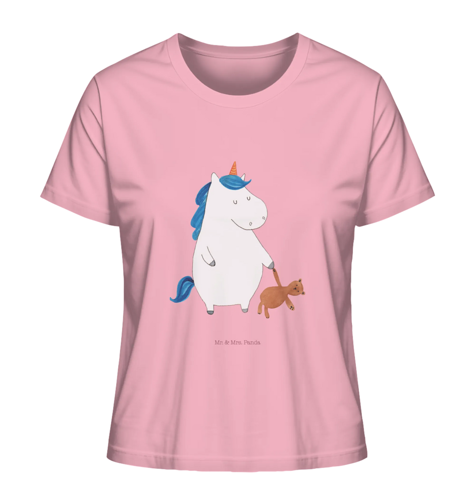 Shirt Damen Einhorn Teddy T-Shirt, Shirt, Tshirt, Lustiges T-Shirt, T-Shirt mit Spruch, Party, Junggesellenabschied, Jubiläum, Geburstag, Herrn, Damen, Männer, Frauen, Schlafshirt, Nachthemd, Sprüche, Einhorn, Einhörner, Einhorn Deko, Pegasus, Unicorn, schlafen, gute Nacht, Single, Bett, Träumen, Freundin, Singleleben