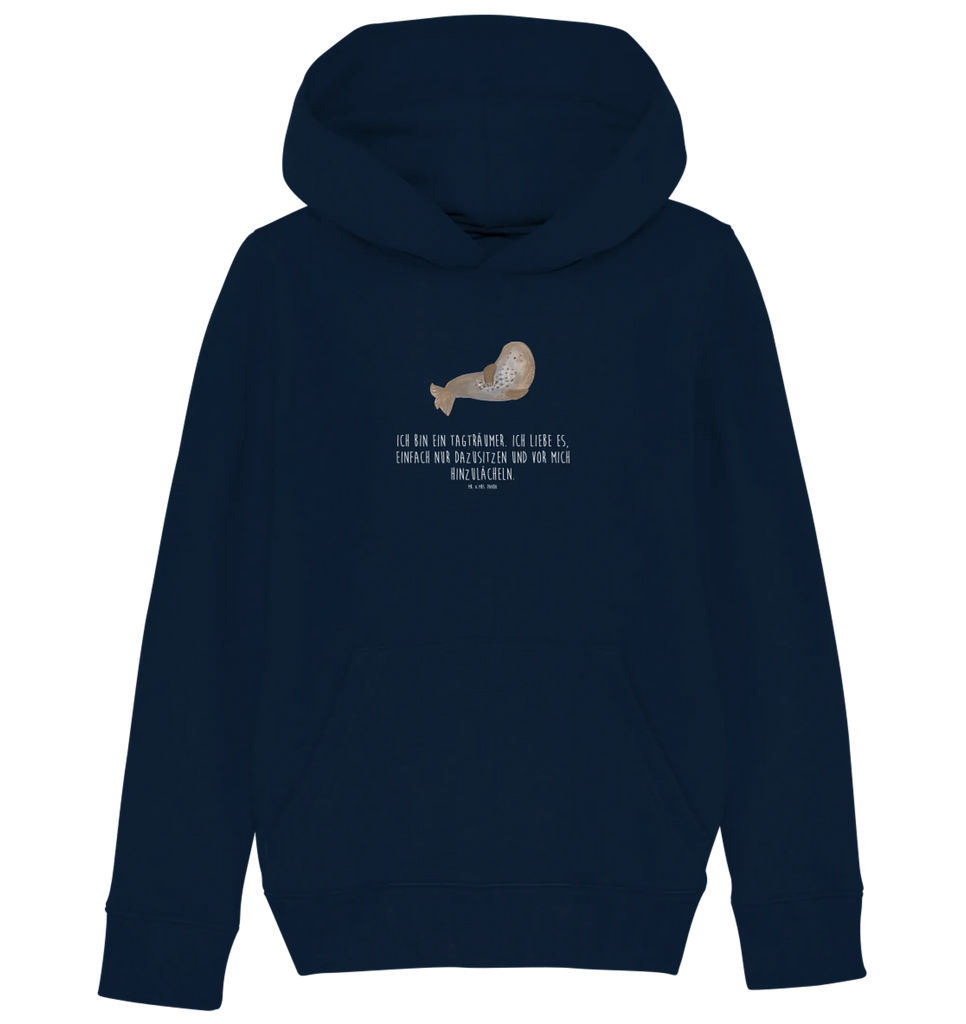 Organic Kinder Hoodie Robbe lachend Kinder Hoodie, Kapuzenpullover, Kinder Oberteil, Mädchen Hoodie, Jungen Hoodie, Mädchen Kapuzenpullover, Jungen Kapuzenpullover, Mädchen Kleidung, Jungen Kleidung, Mädchen Oberteil, Jungen Oberteil, Tiermotive, Gute Laune, lustige Sprüche, Tiere, Robbe, Robben, Seehund, Strand, Meerestier, Ostsee, Nordsee