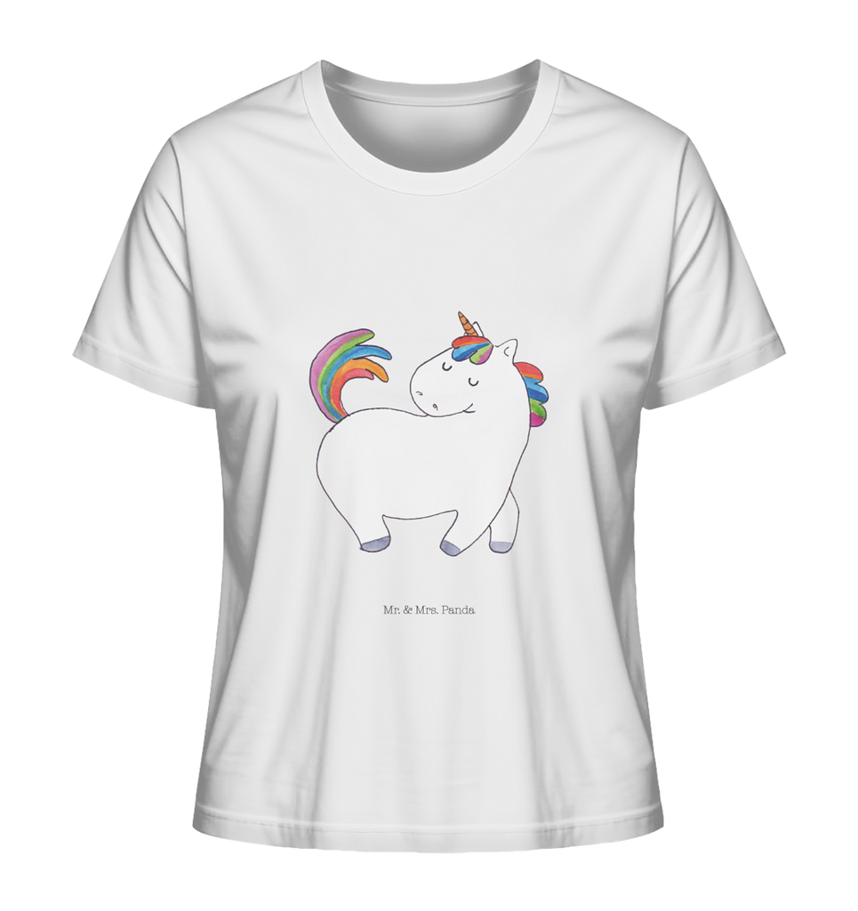 Shirt Damen Einhorn Stolzieren T-Shirt, Shirt, Tshirt, Lustiges T-Shirt, T-Shirt mit Spruch, Party, Junggesellenabschied, Jubiläum, Geburstag, Herrn, Damen, Männer, Frauen, Schlafshirt, Nachthemd, Sprüche, Einhorn, Einhörner, Einhorn Deko, Pegasus, Unicorn, stolz, anders, bunt, Pferd, Reiter, Reiten, Freundin, Geschenk