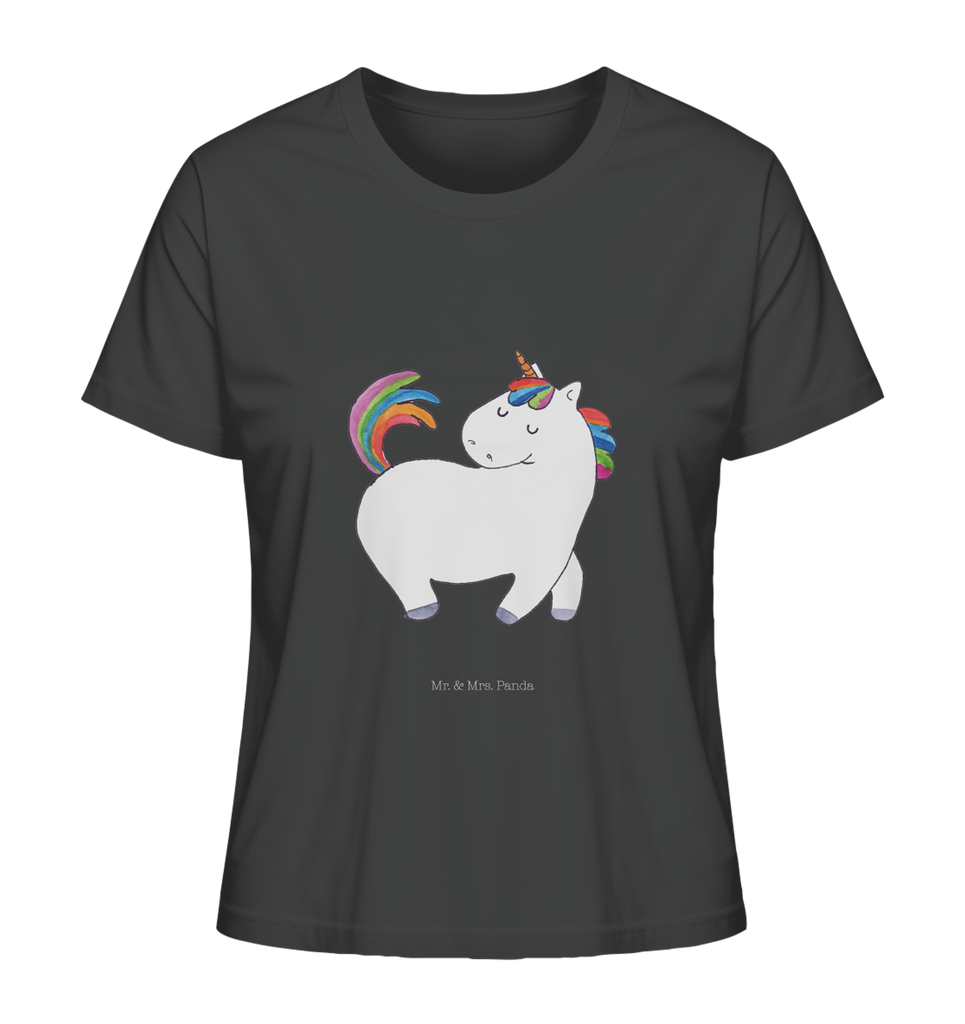 Shirt Damen Einhorn Stolzieren T-Shirt, Shirt, Tshirt, Lustiges T-Shirt, T-Shirt mit Spruch, Party, Junggesellenabschied, Jubiläum, Geburstag, Herrn, Damen, Männer, Frauen, Schlafshirt, Nachthemd, Sprüche, Einhorn, Einhörner, Einhorn Deko, Pegasus, Unicorn, stolz, anders, bunt, Pferd, Reiter, Reiten, Freundin, Geschenk