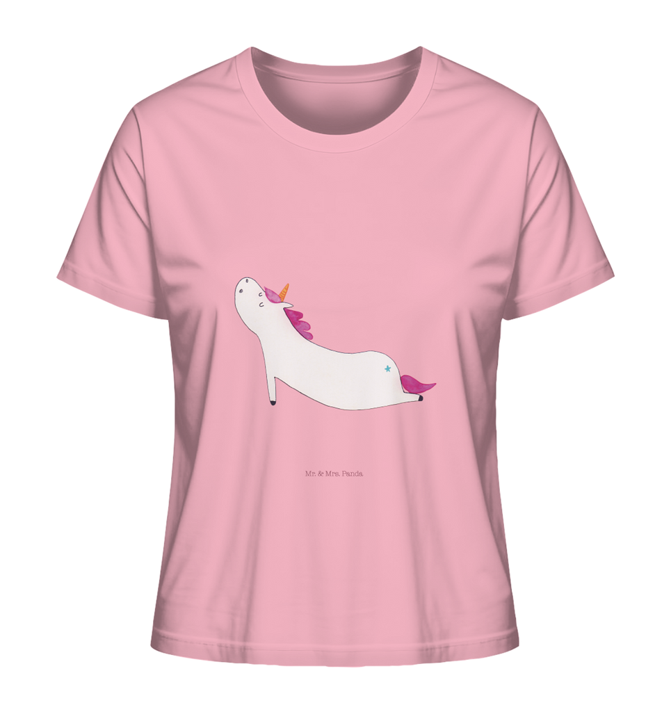 Shirt Damen Einhorn Yoga T-Shirt, Shirt, Tshirt, Lustiges T-Shirt, T-Shirt mit Spruch, Party, Junggesellenabschied, Jubiläum, Geburstag, Herrn, Damen, Männer, Frauen, Schlafshirt, Nachthemd, Sprüche, Einhorn, Einhörner, Einhorn Deko, Pegasus, Unicorn, Yoga, Namaste, Achtsamkeit, Entspannung, Joga, Yogamatte, Sport, lustig, witzig, süß