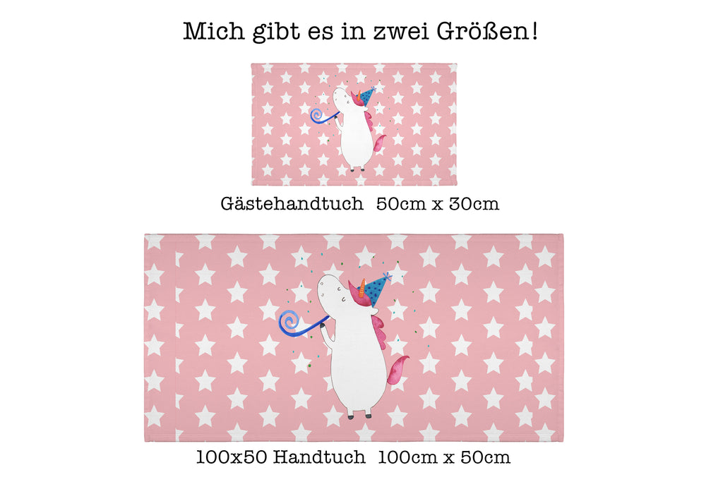 Handtuch Einhorn Party Gästetuch, Reisehandtuch, Sport Handtuch, Frottier, Kinder Handtuch, Einhorn, Einhörner, Einhorn Deko, Pegasus, Unicorn, Glitzer, Konfetti, Party, Geburtstag, Feier, Fest, Alkohol, Disco, Club