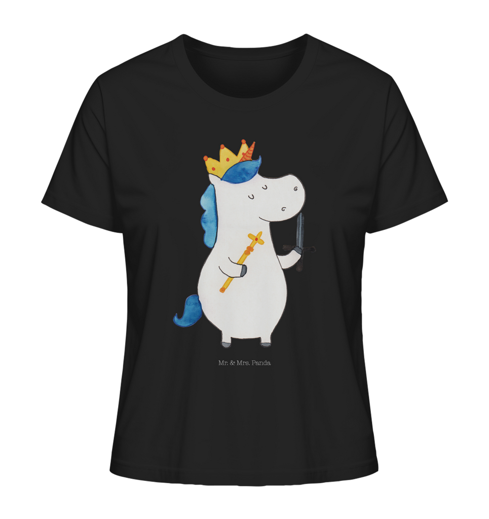 Shirt Damen Einhorn König mit Schwert T-Shirt, Shirt, Tshirt, Lustiges T-Shirt, T-Shirt mit Spruch, Party, Junggesellenabschied, Jubiläum, Geburstag, Herrn, Damen, Männer, Frauen, Schlafshirt, Nachthemd, Sprüche, Einhorn, Einhörner, Einhorn Deko, Pegasus, Unicorn, König, Ritter, Mittelalter