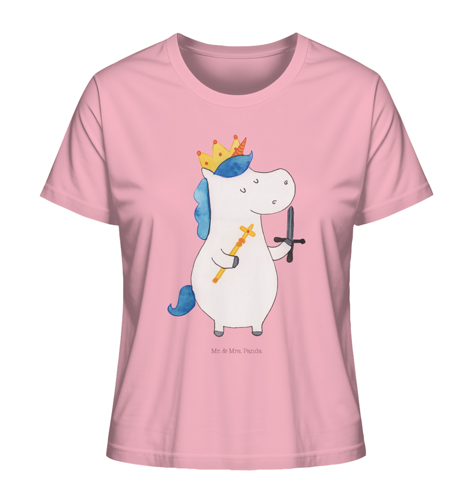 Shirt Damen Einhorn König mit Schwert T-Shirt, Shirt, Tshirt, Lustiges T-Shirt, T-Shirt mit Spruch, Party, Junggesellenabschied, Jubiläum, Geburstag, Herrn, Damen, Männer, Frauen, Schlafshirt, Nachthemd, Sprüche, Einhorn, Einhörner, Einhorn Deko, Pegasus, Unicorn, König, Ritter, Mittelalter