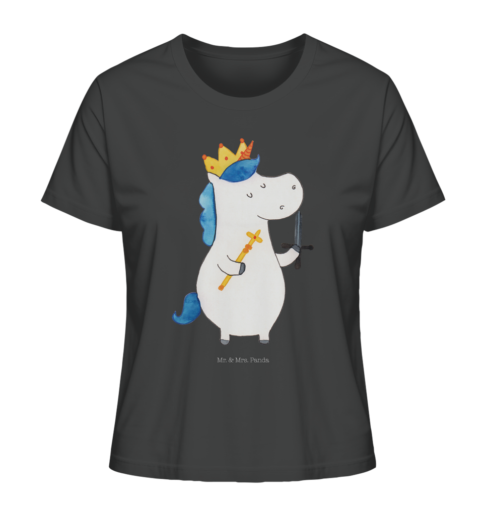 Shirt Damen Einhorn König mit Schwert T-Shirt, Shirt, Tshirt, Lustiges T-Shirt, T-Shirt mit Spruch, Party, Junggesellenabschied, Jubiläum, Geburstag, Herrn, Damen, Männer, Frauen, Schlafshirt, Nachthemd, Sprüche, Einhorn, Einhörner, Einhorn Deko, Pegasus, Unicorn, König, Ritter, Mittelalter