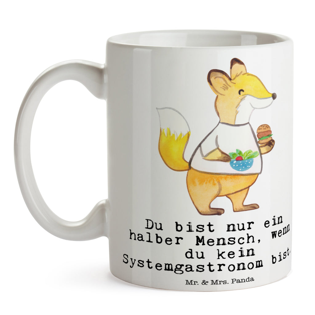 Tasse Systemgastronom mit Herz Tasse, Kaffeetasse, Teetasse, Becher, Kaffeebecher, Teebecher, Keramiktasse, Porzellantasse, Büro Tasse, Geschenk Tasse, Tasse Sprüche, Tasse Motive, Kaffeetassen, Tasse bedrucken, Designer Tasse, Cappuccino Tassen, Schöne Teetassen, Beruf, Ausbildung, Jubiläum, Abschied, Rente, Kollege, Kollegin, Geschenk, Schenken, Arbeitskollege, Mitarbeiter, Firma, Danke, Dankeschön