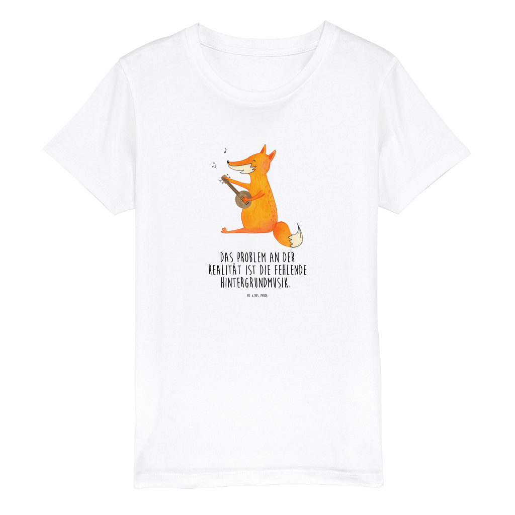 Organic Kinder T-Shirt Fuchs Gitarre Kinder T-Shirt, Kinder T-Shirt Mädchen, Kinder T-Shirt Jungen, Fuchs, Füchse, Geschenk Musiker, Musik Spruch, Musikerin, Sänger, Sängerin, Gitarre