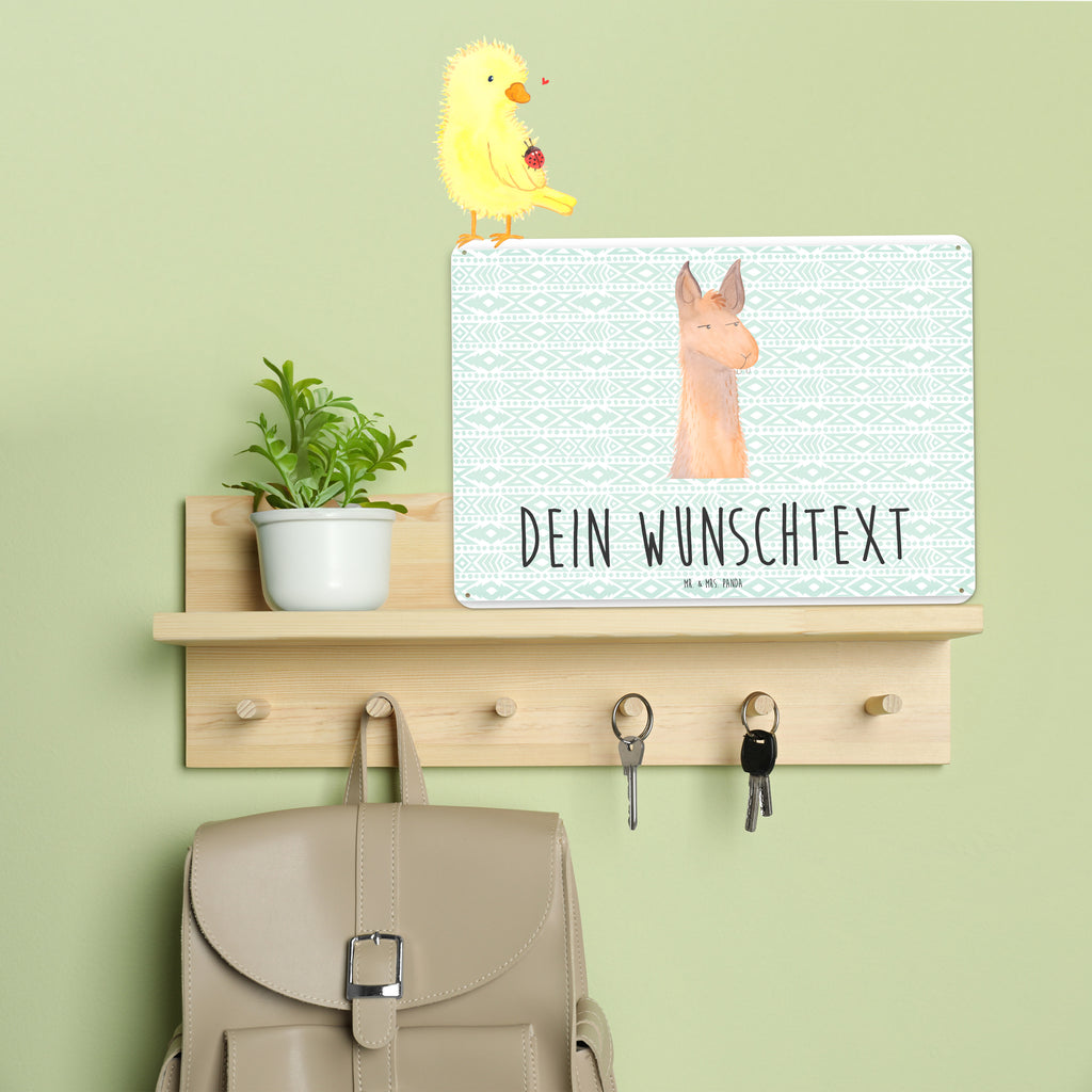 Personalisiertes Blechschild Lamakopf Genervt Blechschild, Metallschild, Geschenk Schild, Schild, Magnet-Metall-Schild, Deko Schild, Wandschild, Wand-Dekoration, Türschild, Lama, Alpaka, Lamas, Recht haben, genervt sein, Freundin, beste Freundin, Partnerin, Büro, Büroalltag, Chef, Chefin, Azubi