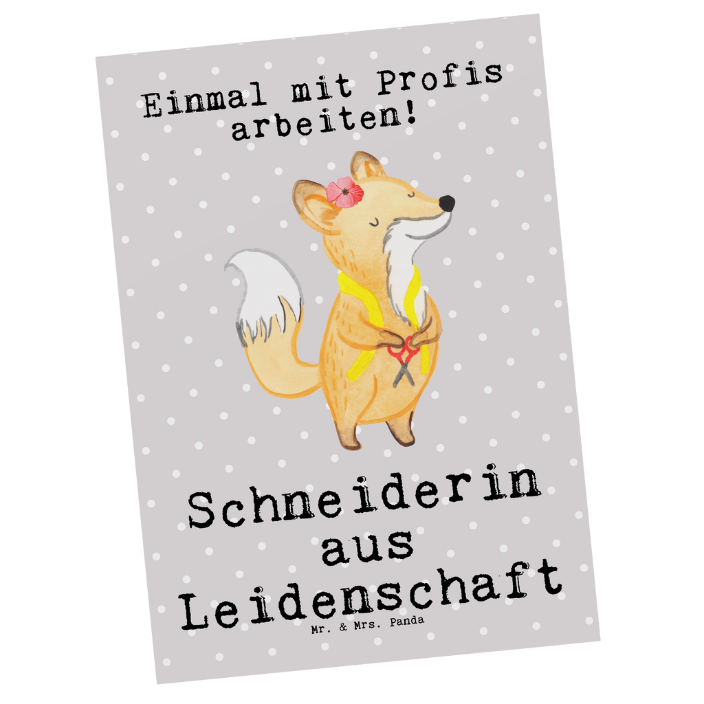 Postkarte Schneiderin aus Leidenschaft Postkarte, Karte, Geschenkkarte, Grußkarte, Einladung, Ansichtskarte, Geburtstagskarte, Einladungskarte, Dankeskarte, Ansichtskarten, Einladung Geburtstag, Einladungskarten Geburtstag, Beruf, Ausbildung, Jubiläum, Abschied, Rente, Kollege, Kollegin, Geschenk, Schenken, Arbeitskollege, Mitarbeiter, Firma, Danke, Dankeschön