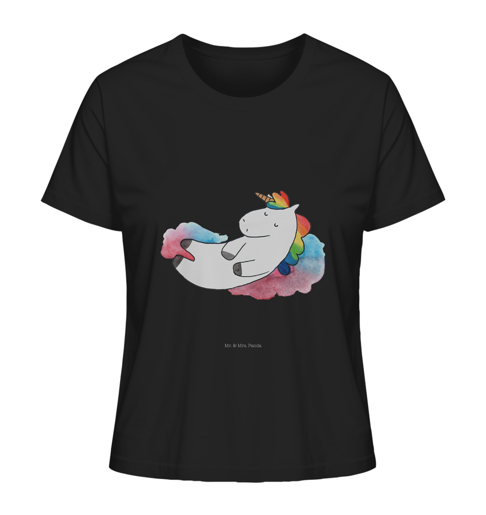 Shirt Damen Einhorn Wolke 7 T-Shirt, Shirt, Tshirt, Lustiges T-Shirt, T-Shirt mit Spruch, Party, Junggesellenabschied, Jubiläum, Geburstag, Herrn, Damen, Männer, Frauen, Schlafshirt, Nachthemd, Sprüche, Einhorn, Einhörner, Einhorn Deko, Unicorn, verliebt, Menschen, witzig, lustig, Geschenk, Glaube, Realität, Lächeln