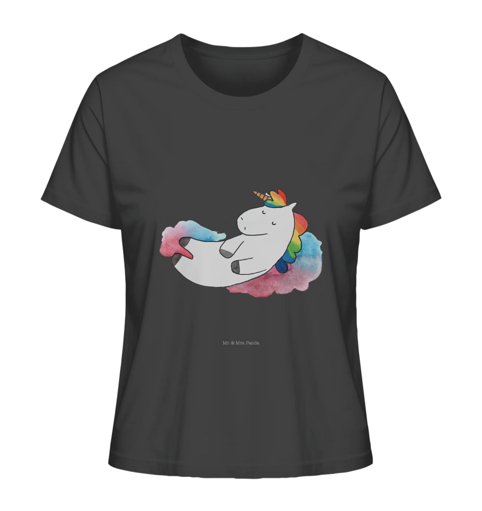 Shirt Damen Einhorn Wolke 7 T-Shirt, Shirt, Tshirt, Lustiges T-Shirt, T-Shirt mit Spruch, Party, Junggesellenabschied, Jubiläum, Geburstag, Herrn, Damen, Männer, Frauen, Schlafshirt, Nachthemd, Sprüche, Einhorn, Einhörner, Einhorn Deko, Pegasus, Unicorn, verliebt, Menschen, witzig, lustig, Geschenk, Glaube, Realität, Lächeln