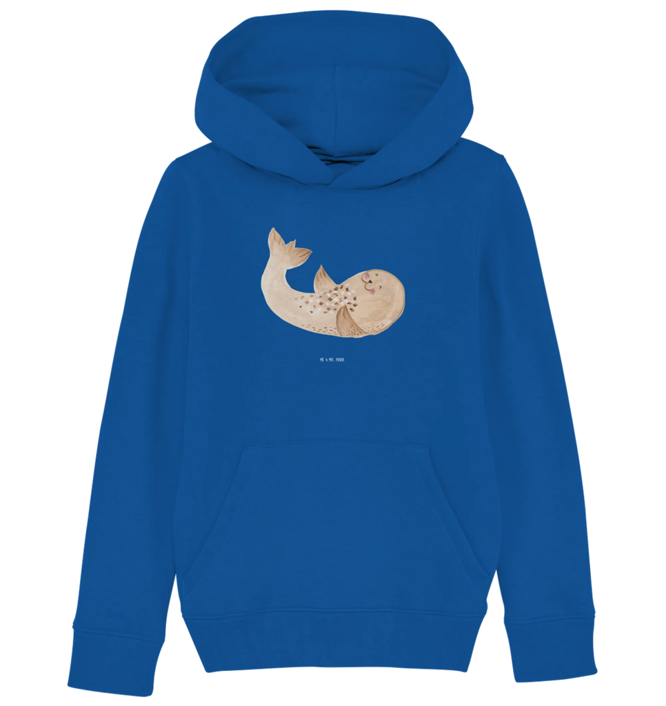 Organic Kinder Hoodie Robbe liegend Kinder Hoodie, Kapuzenpullover, Kinder Oberteil, Mädchen Hoodie, Jungen Hoodie, Mädchen Kapuzenpullover, Jungen Kapuzenpullover, Mädchen Kleidung, Jungen Kleidung, Mädchen Oberteil, Jungen Oberteil, Tiermotive, Gute Laune, lustige Sprüche, Tiere, Robbe, Robben, Seehund, Strand, Meerestier, Ostsee, Nordsee, Lachen, Freude