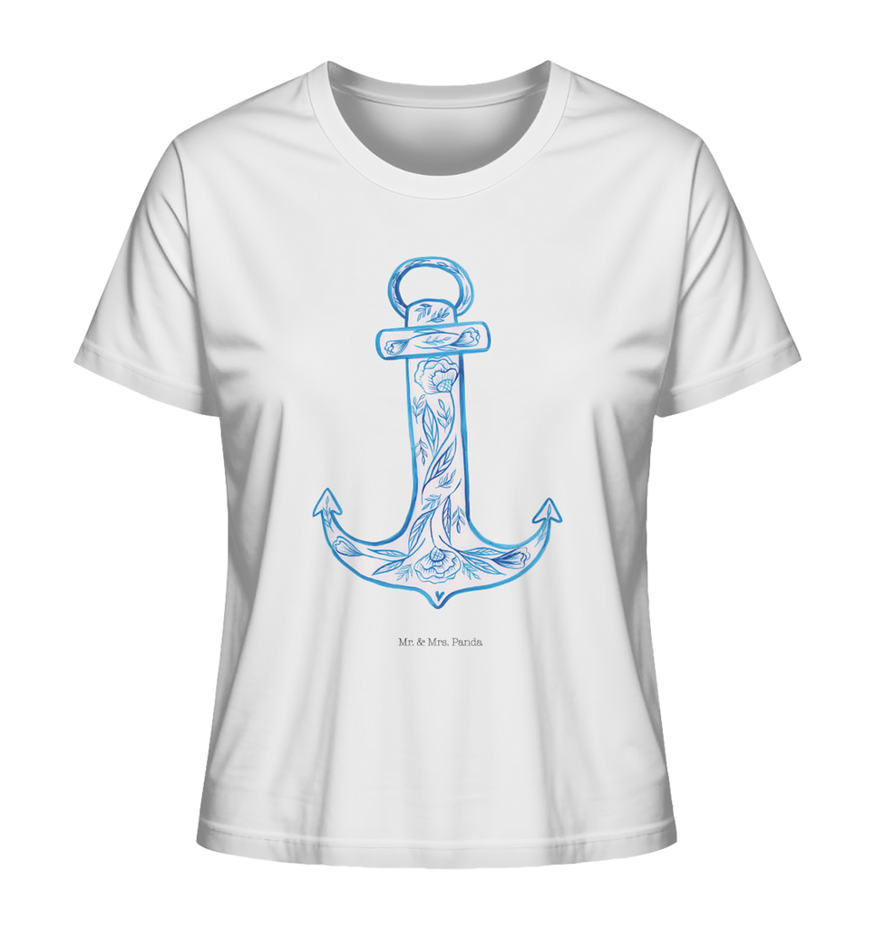 Shirt Damen Anker Blau T-Shirt, Shirt, Tshirt, Lustiges T-Shirt, T-Shirt mit Spruch, Party, Junggesellenabschied, Jubiläum, Geburstag, Herrn, Damen, Männer, Frauen, Schlafshirt, Nachthemd, Sprüche, Tiermotive, Gute Laune, lustige Sprüche, Tiere