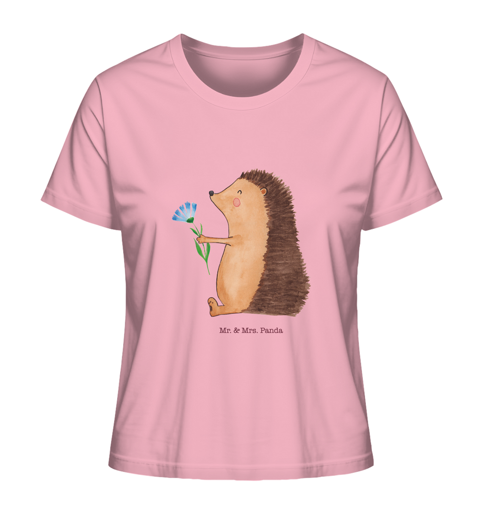 Shirt Damen Igel Blumen T-Shirt, Shirt, Tshirt, Lustiges T-Shirt, T-Shirt mit Spruch, Party, Junggesellenabschied, Jubiläum, Geburstag, Herrn, Damen, Männer, Frauen, Schlafshirt, Nachthemd, Sprüche, Tiermotive, Gute Laune, lustige Sprüche, Tiere, Igel, Gute Besserung, Genesungswünsche, Krankheit, Krankenhaus, krank, Besuch