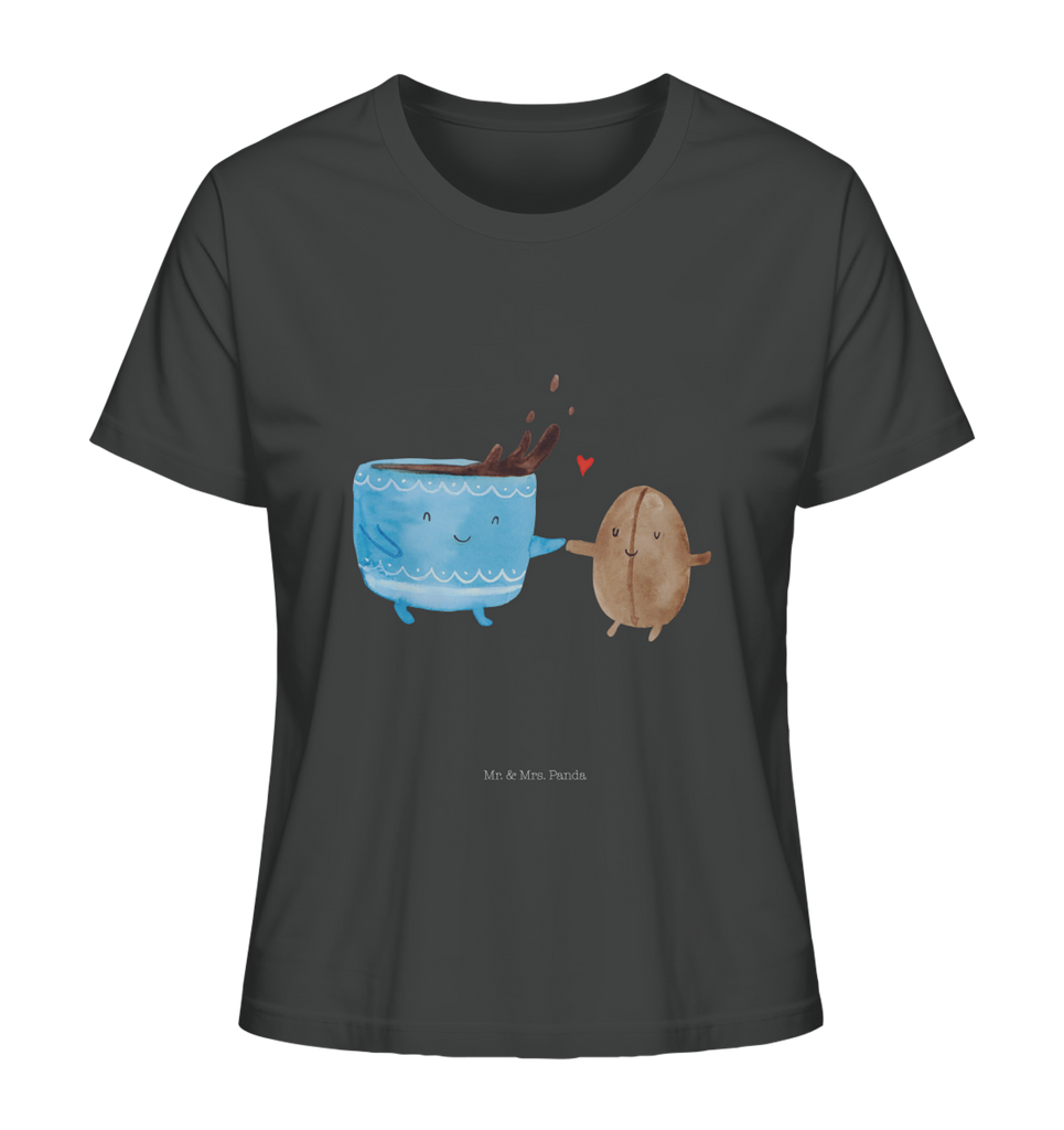 Shirt Damen Kaffee Bohne T-Shirt, Shirt, Tshirt, Lustiges T-Shirt, T-Shirt mit Spruch, Party, Junggesellenabschied, Jubiläum, Geburstag, Herrn, Damen, Männer, Frauen, Schlafshirt, Nachthemd, Sprüche, Tiermotive, Gute Laune, lustige Sprüche, Tiere, Kaffee, Kaffeebohne, Genuss, Zufriedenheit, Glück