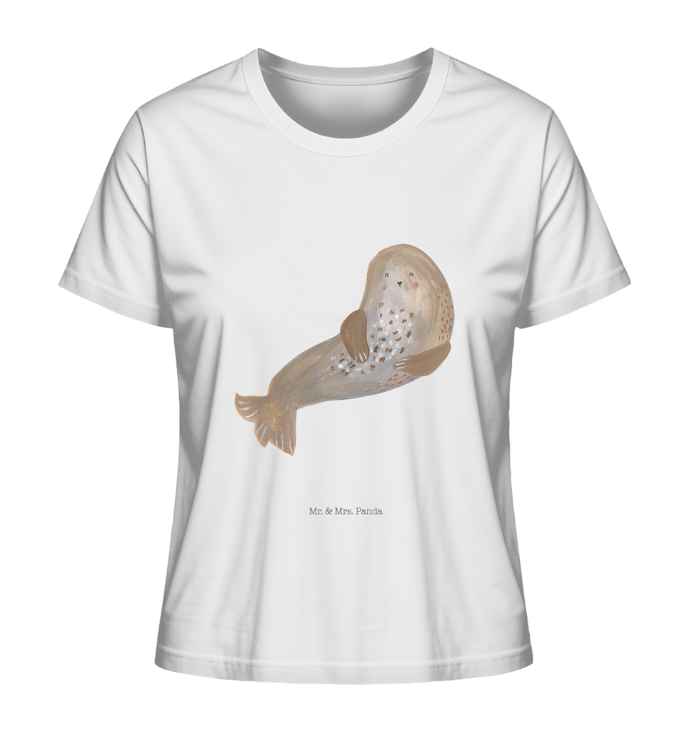 Shirt Damen Robbe Lachen T-Shirt, Shirt, Tshirt, Lustiges T-Shirt, T-Shirt mit Spruch, Party, Junggesellenabschied, Jubiläum, Geburstag, Herrn, Damen, Männer, Frauen, Schlafshirt, Nachthemd, Sprüche, Tiermotive, Gute Laune, lustige Sprüche, Tiere, Robbe, Robben, Seehund, Strand, Meerestier, Ostsee, Nordsee