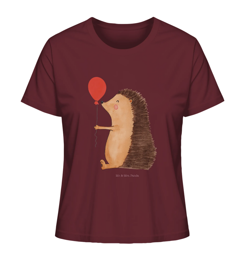 Shirt Damen Igel Luftballon T-Shirt, Shirt, Tshirt, Lustiges T-Shirt, T-Shirt mit Spruch, Party, Junggesellenabschied, Jubiläum, Geburstag, Herrn, Damen, Männer, Frauen, Schlafshirt, Nachthemd, Sprüche, Tiermotive, Gute Laune, lustige Sprüche, Tiere, Igel, Geburtstag, Herzlichen Glückwunsch, Glückwunsch, Geburtstagskind, Ballon, Happy Birthday