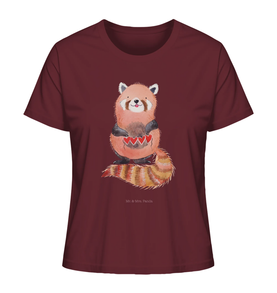 Shirt Damen Roter Panda T-Shirt, Shirt, Tshirt, Lustiges T-Shirt, T-Shirt mit Spruch, Party, Junggesellenabschied, Jubiläum, Geburstag, Herrn, Damen, Männer, Frauen, Schlafshirt, Nachthemd, Sprüche, Tiermotive, Gute Laune, lustige Sprüche, Tiere, Panda, Liebe, Rot, Herz, Liebling, Lieblingsmensch