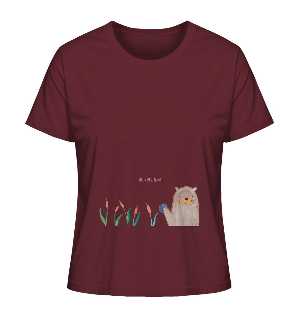 Shirt Damen Otter Stein T-Shirt, Shirt, Tshirt, Lustiges T-Shirt, T-Shirt mit Spruch, Party, Junggesellenabschied, Jubiläum, Geburstag, Herrn, Damen, Männer, Frauen, Schlafshirt, Nachthemd, Sprüche, Otter, Fischotter, Seeotter, Otter Seeotter See Otter