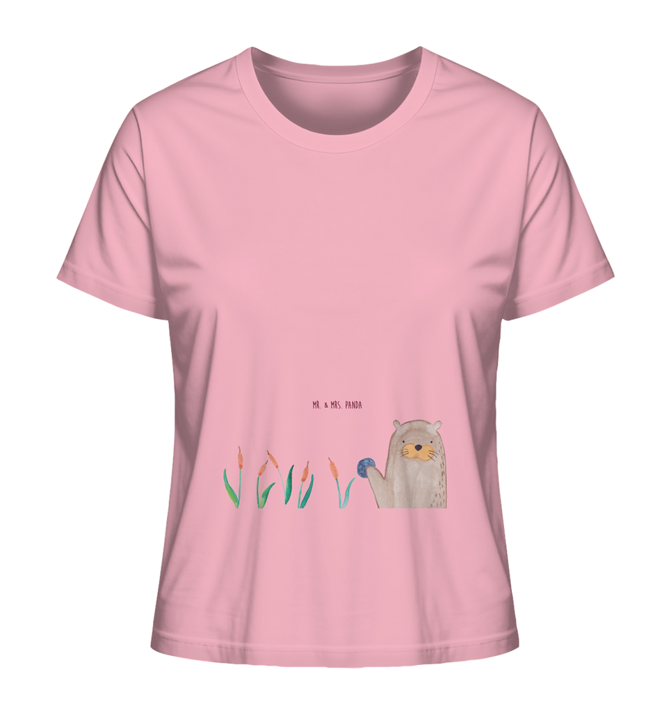 Shirt Damen Otter Stein T-Shirt, Shirt, Tshirt, Lustiges T-Shirt, T-Shirt mit Spruch, Party, Junggesellenabschied, Jubiläum, Geburstag, Herrn, Damen, Männer, Frauen, Schlafshirt, Nachthemd, Sprüche, Otter, Fischotter, Seeotter, Otter Seeotter See Otter