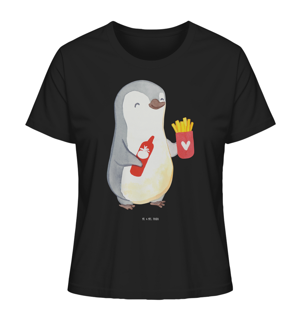 Shirt Damen Pinguin Pommes T-Shirt, Shirt, Tshirt, Lustiges T-Shirt, T-Shirt mit Spruch, Party, Junggesellenabschied, Jubiläum, Geburstag, Herrn, Damen, Männer, Frauen, Schlafshirt, Nachthemd, Sprüche, Liebe, Partner, Freund, Freundin, Ehemann, Ehefrau, Heiraten, Verlobung, Heiratsantrag, Liebesgeschenk, Jahrestag, Hocheitstag, Valentinstag, Geschenk für Frauen, Hochzeitstag, Mitbringsel, Geschenk für Freundin, Geschenk für Partner, Liebesbeweis, für Männer, für Ehemann