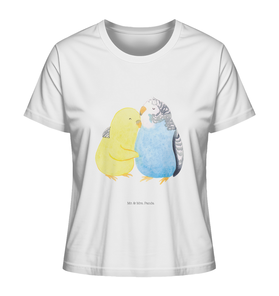 Shirt Damen Wellensittich Liebe T-Shirt, Shirt, Tshirt, Lustiges T-Shirt, T-Shirt mit Spruch, Party, Junggesellenabschied, Jubiläum, Geburstag, Herrn, Damen, Männer, Frauen, Schlafshirt, Nachthemd, Sprüche, Liebe, Partner, Freund, Freundin, Ehemann, Ehefrau, Heiraten, Verlobung, Heiratsantrag, Liebesgeschenk, Jahrestag, Hocheitstag, Vögel, Wellensittich, Nähe, Kuscheln, Vertrauen