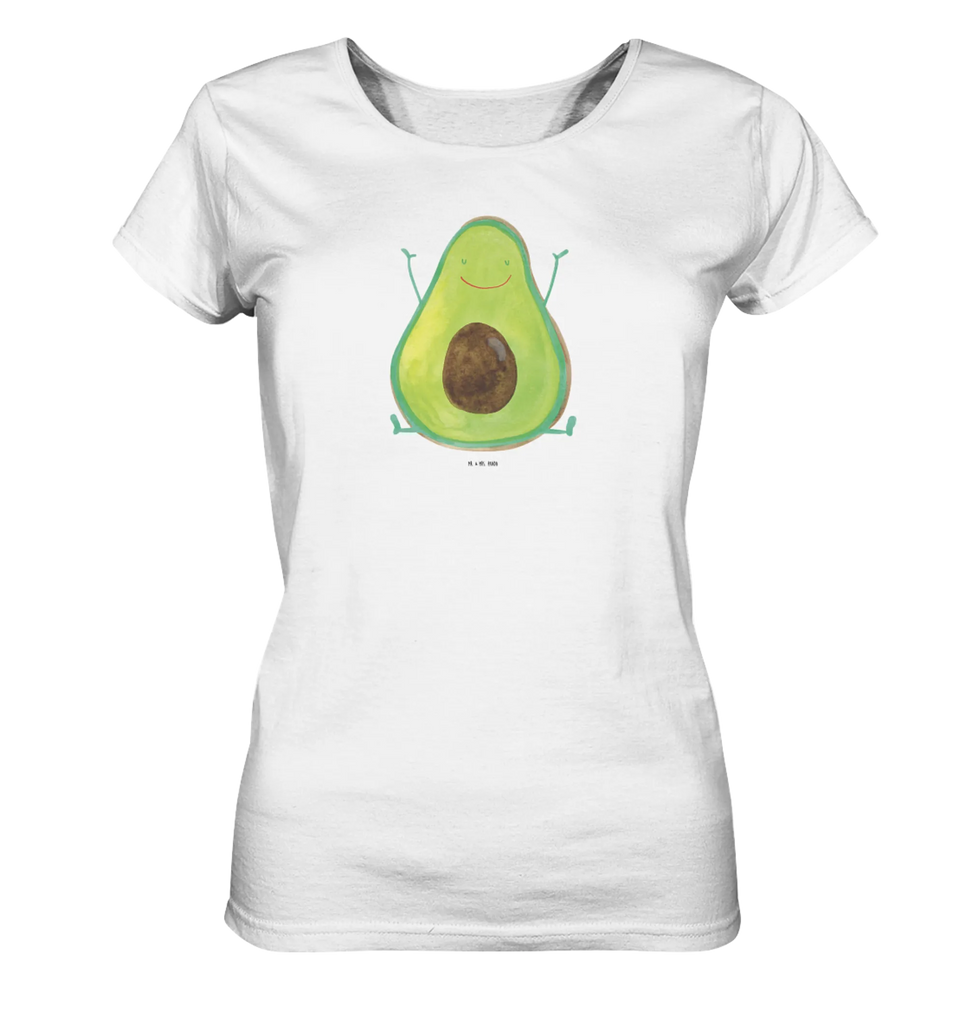 Shirt Damen Avocado Glücklich T-Shirt, Shirt, Tshirt, Lustiges T-Shirt, T-Shirt mit Spruch, Party, Junggesellenabschied, Jubiläum, Geburstag, Herrn, Damen, Männer, Frauen, Schlafshirt, Nachthemd, Sprüche, Avocado, Veggie, Vegan, Gesund, Chaos