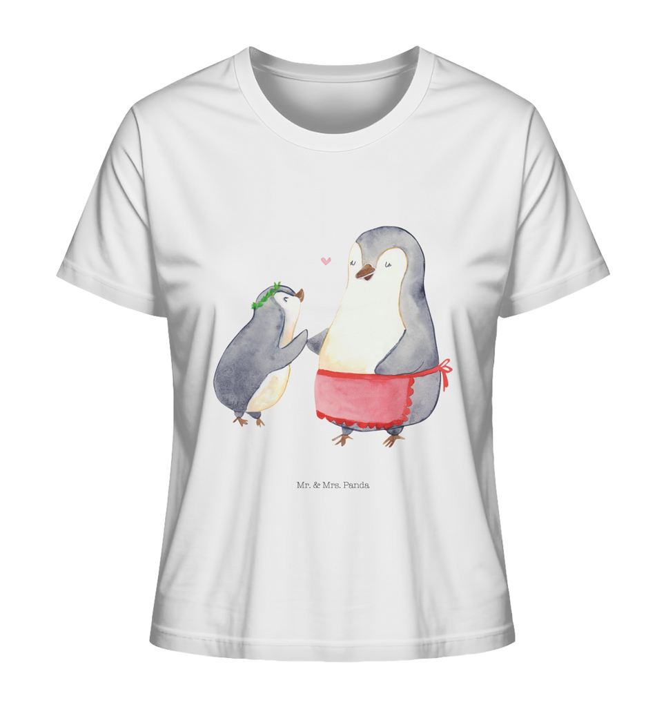 Shirt Damen Pinguin mit Kind T-Shirt, Shirt, Tshirt, Lustiges T-Shirt, T-Shirt mit Spruch, Party, Junggesellenabschied, Jubiläum, Geburstag, Herrn, Damen, Männer, Frauen, Schlafshirt, Nachthemd, Sprüche, Familie, Vatertag, Muttertag, Bruder, Schwester, Mama, Papa, Oma, Opa, Geschenk, Mami, Mutti, Mutter, Geburststag