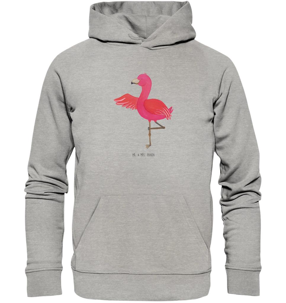 Organic Hoodie Flamingo Yoga Hoodie, Öko-Hoodie, Kapuzenpullover, Unisex, Männer Hoodie, Frauen Hoodie, Männer Kapuzenpullover, Frauen Kapuzenpullover, Oberteil, Flamingo, Vogel, Yoga, Namaste, Achtsamkeit, Yoga-Übung, Entspannung, Ärger, Aufregen, Tiefenentspannung