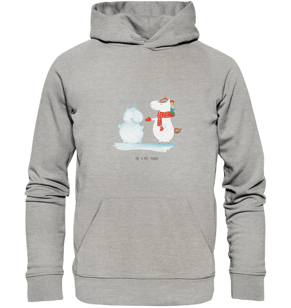 Organic Hoodie Einhorn Schneemann Hoodie, Öko-Hoodie, Kapuzenpullover, Unisex, Männer Hoodie, Frauen Hoodie, Männer Kapuzenpullover, Frauen Kapuzenpullover, Oberteil, Einhorn, Einhörner, Einhorn Deko, Pegasus, Unicorn, Schneemann, Winter, Schnee, Kuchen, Weihnachten, kalt, Mütze, Handschuhe, X-Mas