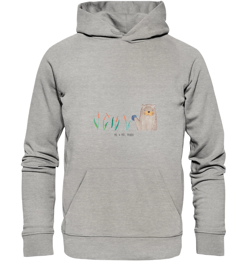 Organic Hoodie Otter Stein Hoodie, Öko-Hoodie, Kapuzenpullover, Unisex, Männer Hoodie, Frauen Hoodie, Männer Kapuzenpullover, Frauen Kapuzenpullover, Oberteil, Otter, Fischotter, Seeotter, Otter Seeotter See Otter