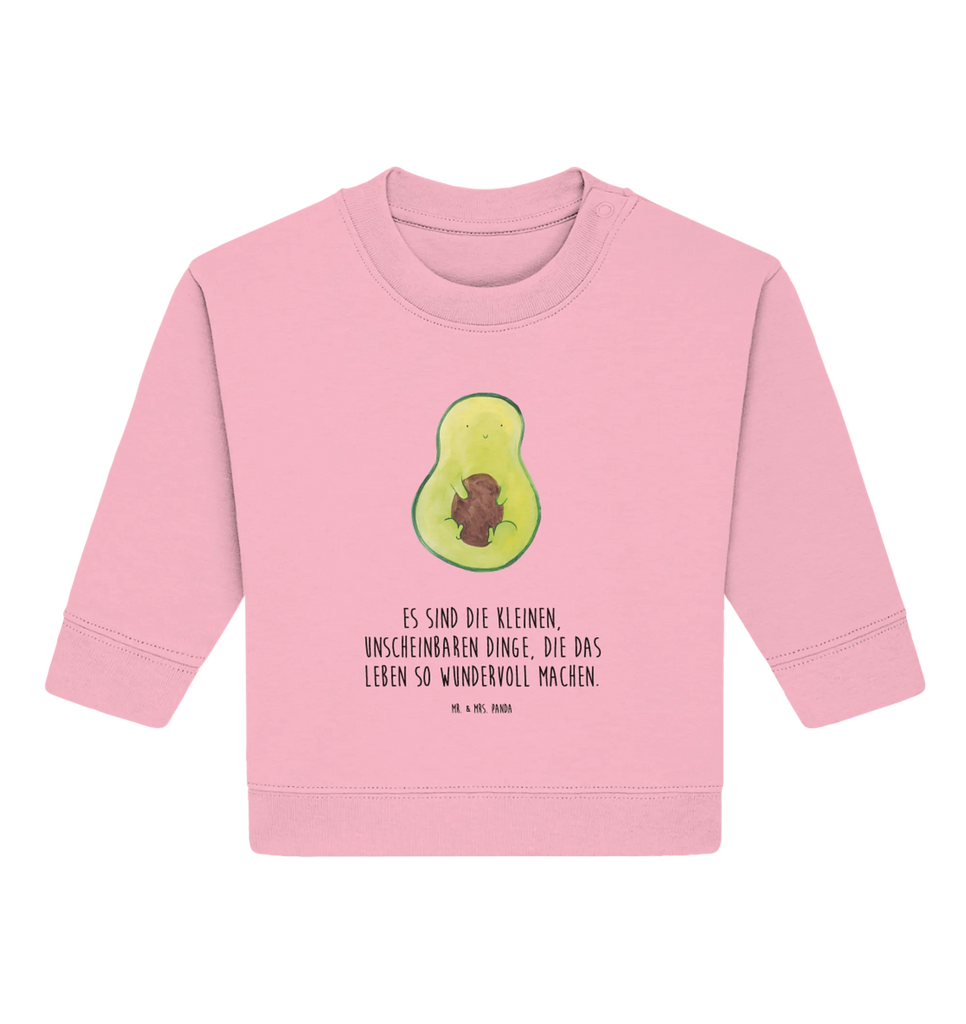 Organic Baby Pullover Avocado Kern Baby Bullover, Baby Sweatshirt, Avocado, Veggie, Vegan, Gesund, Avokado, Avocadokern, Kern, Pflanze, Spruch Leben