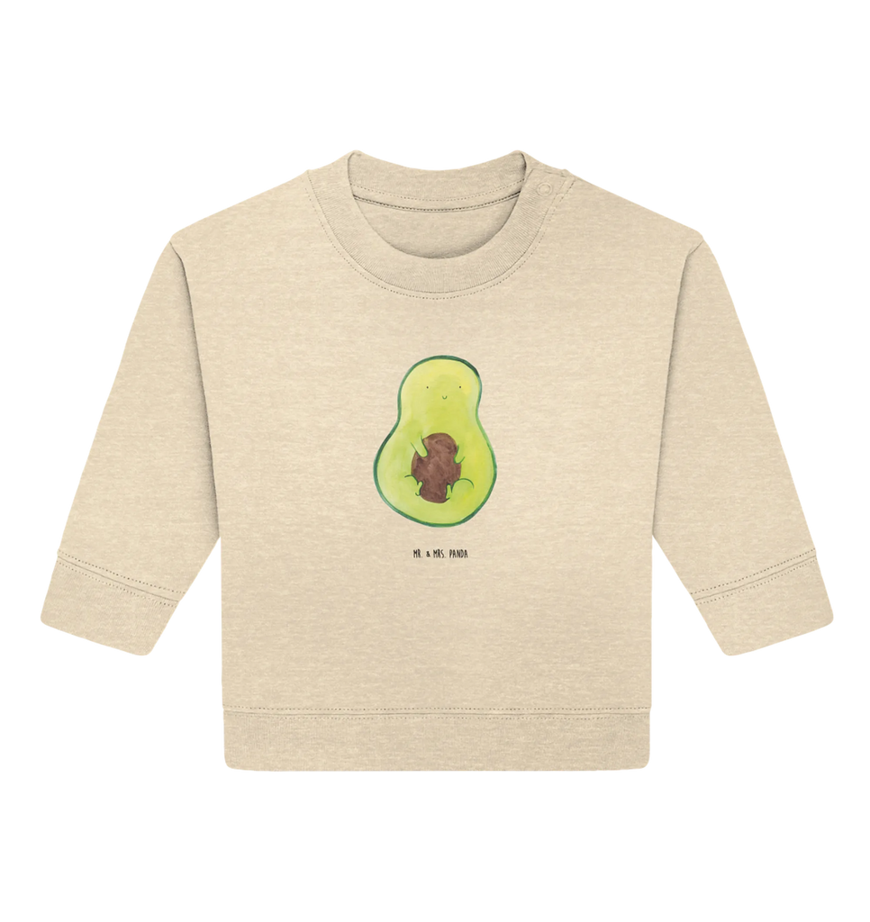 Organic Baby Pullover Avocado Kern Baby Bullover, Baby Sweatshirt, Avocado, Veggie, Vegan, Gesund, Avokado, Avocadokern, Kern, Pflanze, Spruch Leben