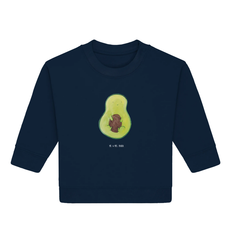 Organic Baby Pullover Avocado Kern Baby Bullover, Baby Sweatshirt, Avocado, Veggie, Vegan, Gesund, Avokado, Avocadokern, Kern, Pflanze, Spruch Leben