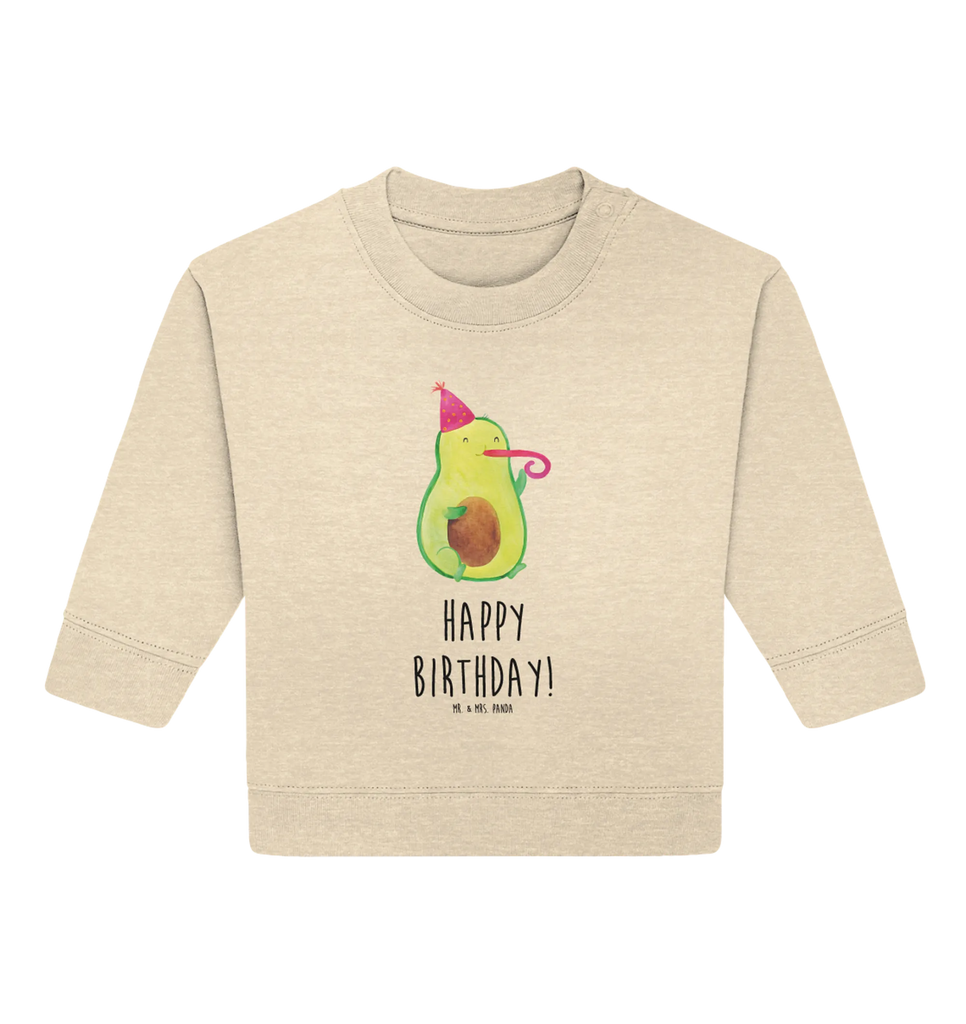 Organic Baby Pullover Avocado Geburtstag Baby Bullover, Baby Sweatshirt, Avocado, Veggie, Vegan, Gesund