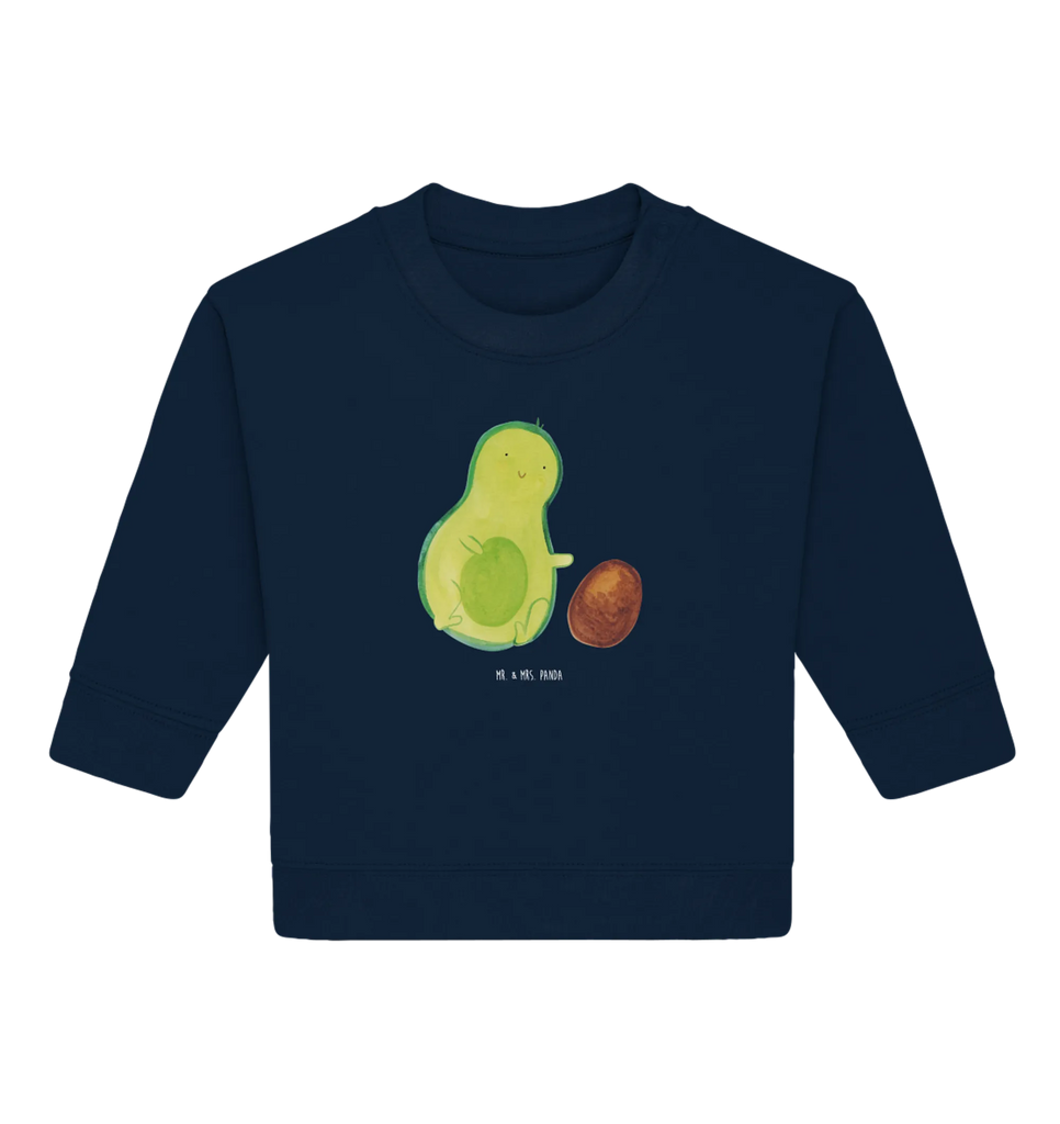 Organic Baby Pullover Avocado Kern rollt Baby Bullover, Baby Sweatshirt, Avocado, Veggie, Vegan, Gesund, Avocados, Schwanger, Geburt, Geburtstag, Säugling, Kind, erstes Kind, zur Geburt, Schwangerschaft, Babyparty, Baby, große Liebe, Liebe, Love