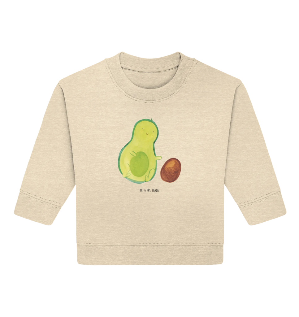 Organic Baby Pullover Avocado Kern rollt Baby Bullover, Baby Sweatshirt, Avocado, Veggie, Vegan, Gesund, Avocados, Schwanger, Geburt, Geburtstag, Säugling, Kind, erstes Kind, zur Geburt, Schwangerschaft, Babyparty, Baby, große Liebe, Liebe, Love