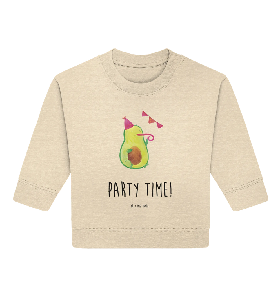 Organic Baby Pullover Avocado Party Zeit Baby Bullover, Baby Sweatshirt, Avocado, Veggie, Vegan, Gesund