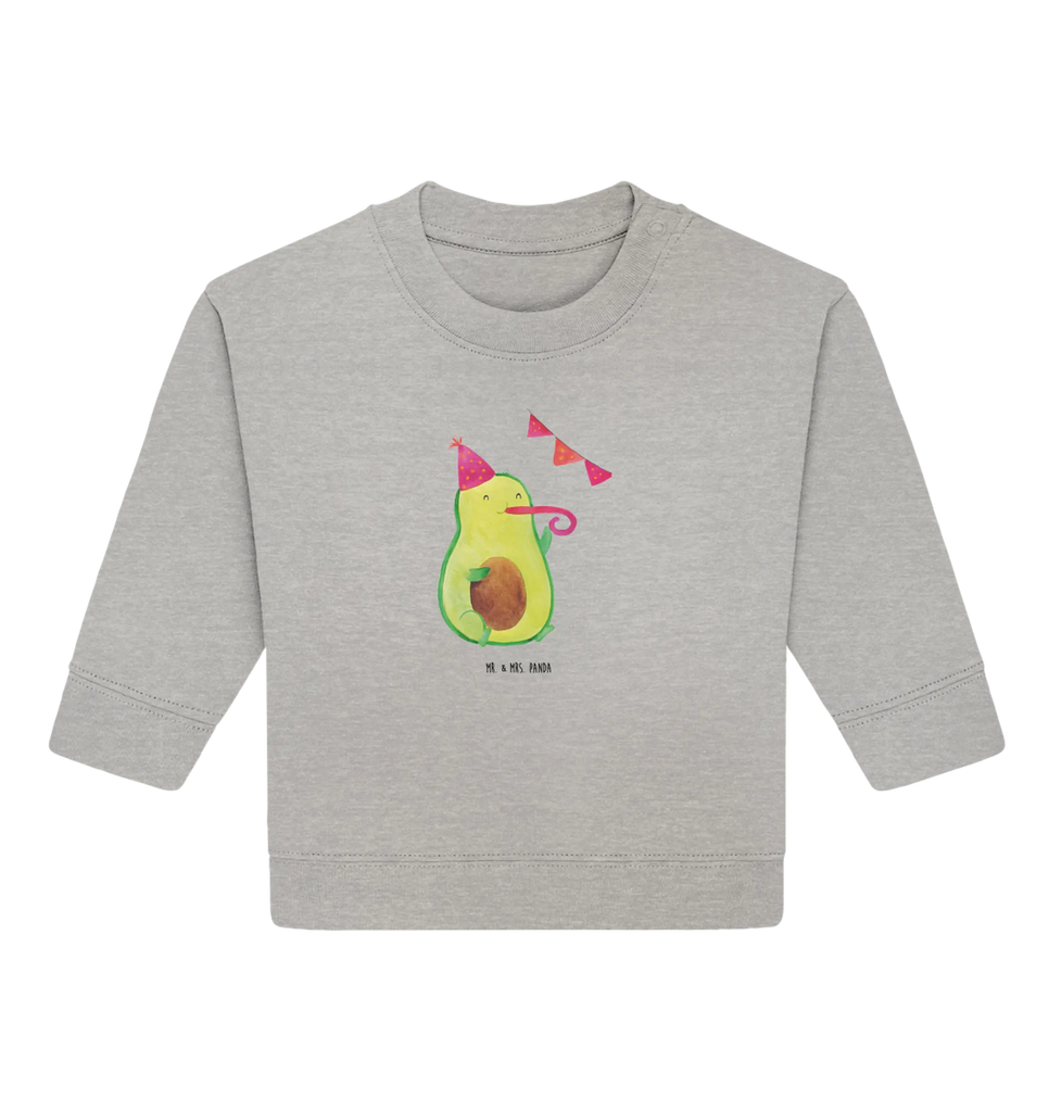 Organic Baby Pullover Avocado Party Zeit Baby Bullover, Baby Sweatshirt, Avocado, Veggie, Vegan, Gesund