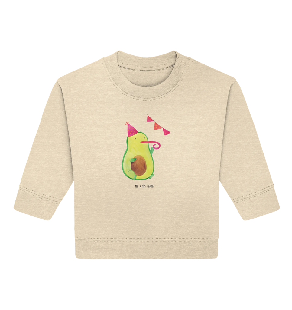 Organic Baby Pullover Avocado Party Zeit Baby Bullover, Baby Sweatshirt, Avocado, Veggie, Vegan, Gesund