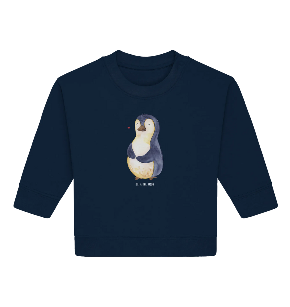 Organic Baby Pullover Pinguin Diät Baby Bullover, Baby Sweatshirt, Pinguin, Pinguine, Diät, Abnehmen, Abspecken, Gewicht, Motivation, Selbstliebe, Körperliebe, Selbstrespekt