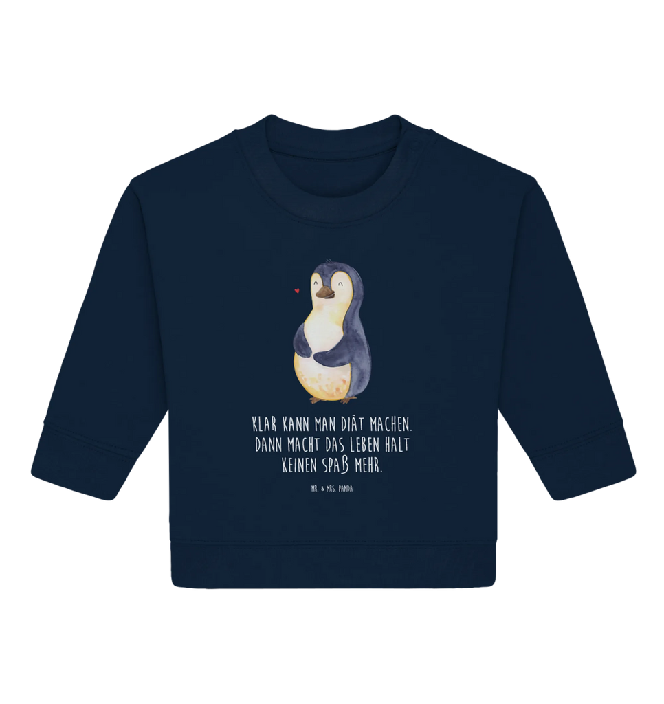 Organic Baby Pullover Pinguin Diät Baby Bullover, Baby Sweatshirt, Pinguin, Pinguine, Diät, Abnehmen, Abspecken, Gewicht, Motivation, Selbstliebe, Körperliebe, Selbstrespekt