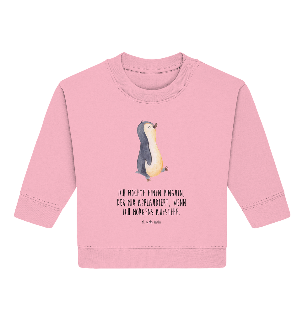 Organic Baby Pullover Pinguin marschieren Baby Bullover, Baby Sweatshirt, Pinguin, Pinguine, Frühaufsteher, Langschläfer, Bruder, Schwester, Familie