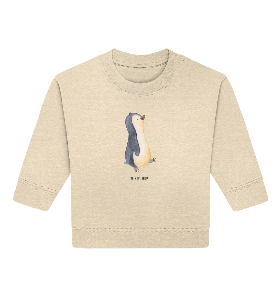 Organic Baby Pullover Pinguin marschieren Baby Bullover, Baby Sweatshirt, Pinguin, Pinguine, Frühaufsteher, Langschläfer, Bruder, Schwester, Familie