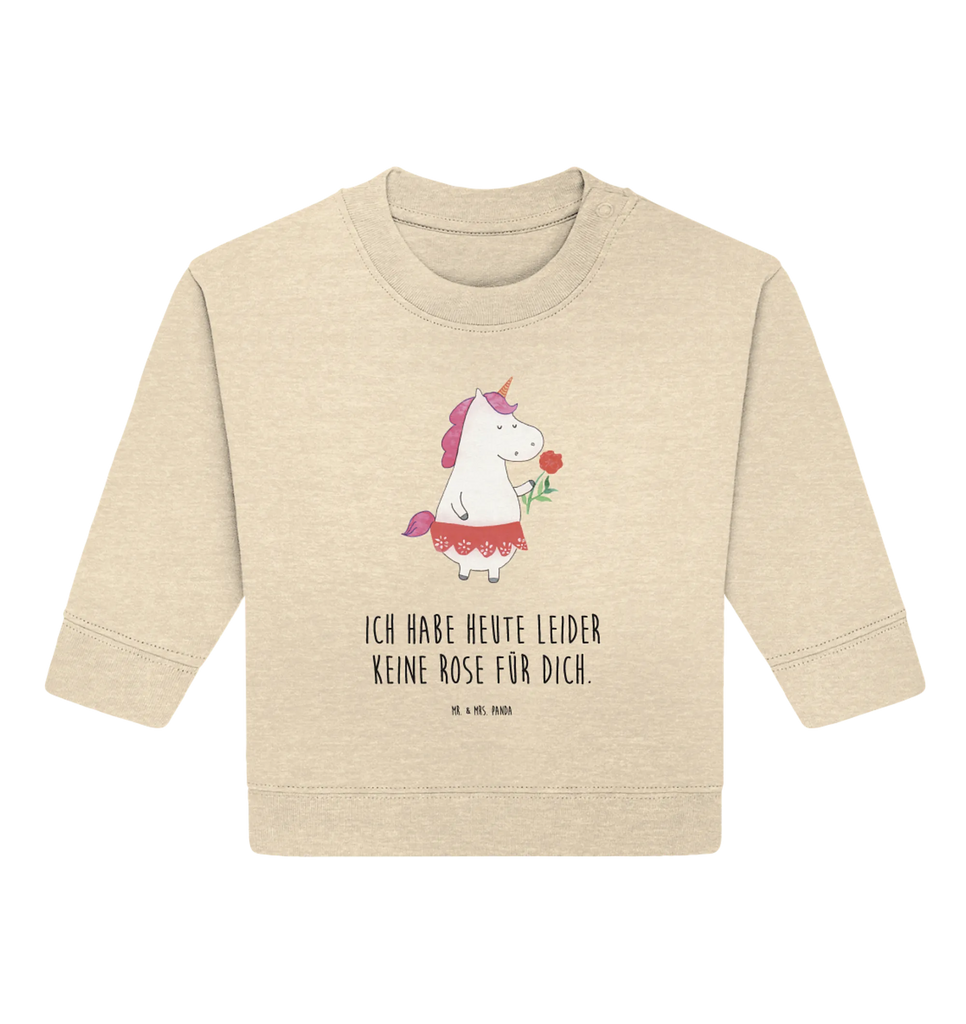 Organic Baby Pullover Einhorn Dame Baby Bullover, Baby Sweatshirt, Einhorn, Einhörner, Einhorn Deko, Pegasus, Unicorn, Dame, Lady, feine Dame, Freundin, Frau, Bachelor, Bachelorette, Abfuhr, Schluss machen, Trennung